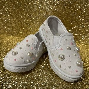 Custom Pearl Baby / Toddler Shoes